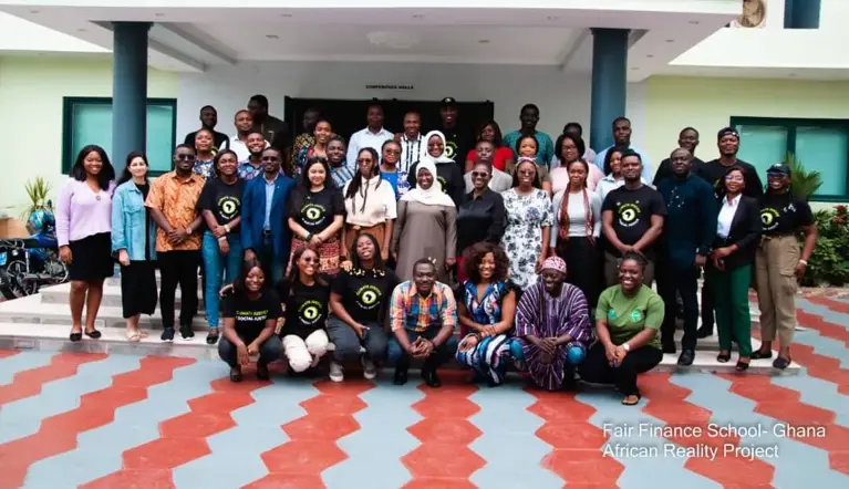 Participants at the Fair Finance School Ghana